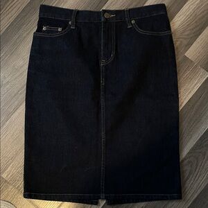 Ralph Lauren Dark Denim Skirt size 2